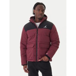 Nautica Зимно яке Pocatello FZ Coat N1T04061 Бордо Regular Fit