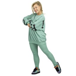 Pri Women's tracksuit loose sweatshirt + ribbed leggings CHICAGO