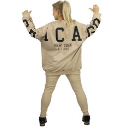 Pri Women's tracksuit loose sweatshirt + ribbed leggings CHICAGO