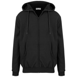 Pri Men's warm sweatshirt with a hood, plain, one-color