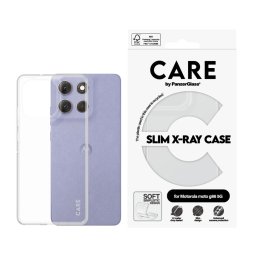 Гръб Care by PanzerGlass за Motorola Moto G86 5G/Moto G86 Power 5G , Fashion, X-Ray, Soft Basic , Прозрачен