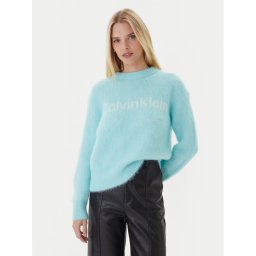 Calvin Klein Пуловер LV044D359G Електриков Relaxed Fit