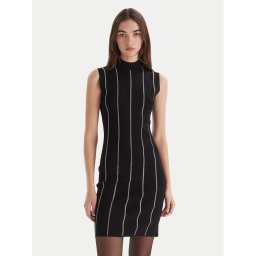 HUGO Плетена рокля Sbonny 50548258 Черен Slim Fit