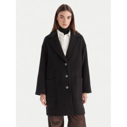 MAX&Co. Вълнено палто 2526016023200 Черен Regular Fit