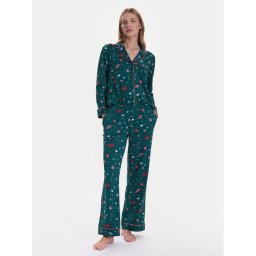 Kate Spade Пижама KSI82765F Зелен Relaxed Fit