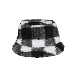 Sherpa Check Bucket Hat White/Black
