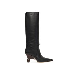 Weekend Max Mara Ботуши Tasca 2525796075600 Черен