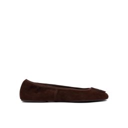 Tory Burch Балеринки Reva Travel Ballet 177247 Кафяв
