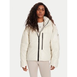 adidas by Stella McCartney Зимно яке JV8548 Бежов Loose Fit