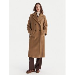 Weekend Max Mara Вълнено палто Zufolo 2525016092 Кафяв Regular Fit