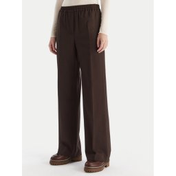 Weekend Max Mara Текстилни панталони Petra 2525136032 Кафяв Regular Fit