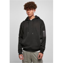 Military Bomber Hoody Black