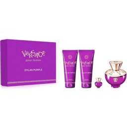 Versace Pour Femme Dylan Purple Комплект (EDP 100ml + EDP 5ml + BL 100ml + SG 100ml) за Жени