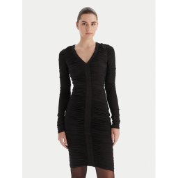 Marciano Guess Коктейлна рокля 5BGK25 6257A Черен Slim Fit