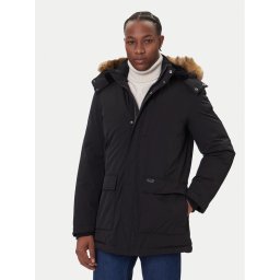Guess Пухено яке M5BL2G W2712 Черен Regular Fit