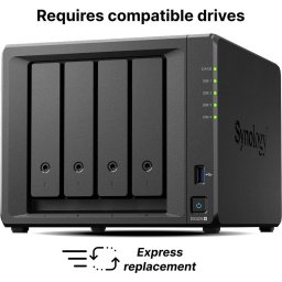 Мрежов сторидж NAS Synology DS425+,4-bay за 3.5" 2.5", 2 x M.2 NVMe