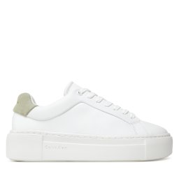 Сникърси Calvin Klein Ff Cupsole Lace Up Lth HW0HW02570 Бял
