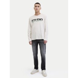 Jack & Jones Дънки Glenn 12289778 Черен Slim Fit