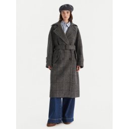 Weekend Max Mara Вълнено палто Sestri 2525016122 Сив Regular Fit
