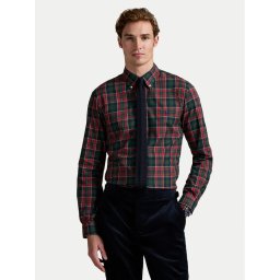 Polo Ralph Lauren Риза 710953644008 Червен Custom Fit