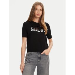 Guess Пуловер W5YR25 Z2NQ2 Черен