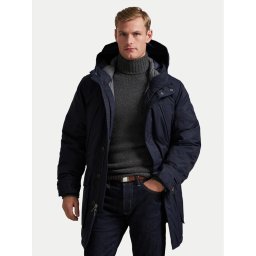 Polo Ralph Lauren Пухено яке 710968114001 Тъмносин Regular Fit
