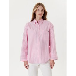 Tommy Hilfiger Риза New Easy WW0WW45892 Розов Relaxed Fit