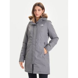 The North Face Парка Zaneck NF0A8DZN Сив Regular Fit