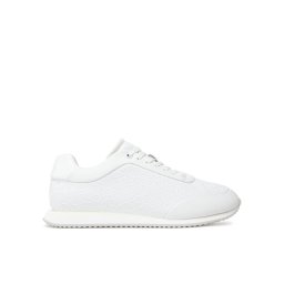 Calvin Klein Сникърси Runner Lace Up Mono Pu HW0HW02574 Бял