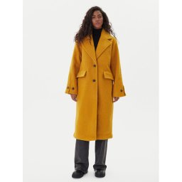 Vero Moda Зимно палто Anny Jolie 10333555 Жълт Regular Fit