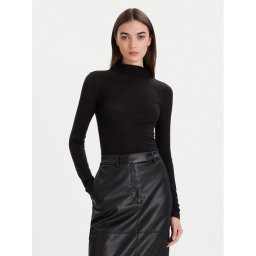 Calvin Klein Пуловер LV044D239G Черен Slim Fit