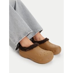 Crocs Чехли Classic Lined Shorty 211380 Кафяв