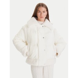 BOSS Зимно яке C_Pajuna 50548173 Екрю Relaxed Fit