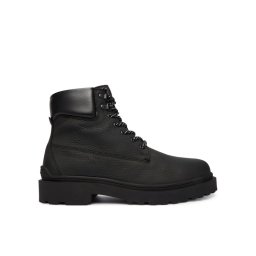 Tommy Jeans Зимни обувки Tjm Lace Up Boot Leather EM0EM01629 Черен