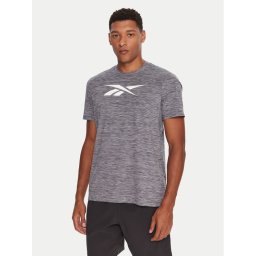 Reebok Тишърт Vector Standard RK25179CCM Сив Regular Fit
