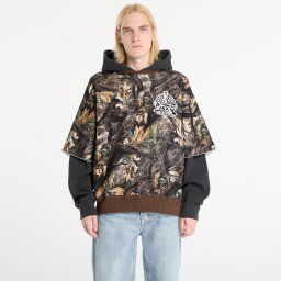 Суитшърт A BATHING APE Tree Edge Camo Layered Pullover Hoodie UNISEX Brown XL