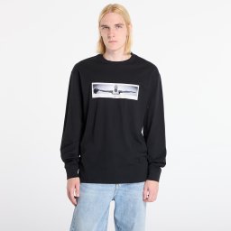 Тениска Jordan M Brand Photo LS Crew Black/ White M