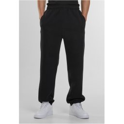 Men's basic sweatpants Fluffy black