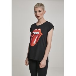 Women's T-shirt Rolling Stones Tongue black