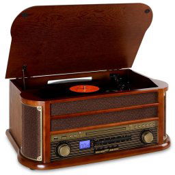 Auna BELLE EPOQUE 1908 ретро стерео BLUETOOTH USB CD MP3 касета винил (RM1-BELLE EPOQUE 190)