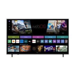 Телевизор LG 65UA74003LB, 65" 4K UltraHD TV 4K (3840x2160), DVB-T2/C/S2, webOS 25 Smart, ThinQ AI, Alpha 7 AI Processor, WiFi, HDR10 pro, HLG, ALLM/HGiG, 4K Upscaling, AI Sound pro, Multiple View, HDMI eARC, LAN, USB, Bluetooth, Google Cast, 2 Pole Stand,