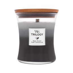 WoodWick Trilogy Warm Woods 275 g ароматна свещ