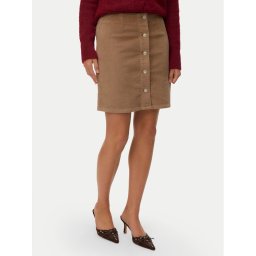 Vero Moda Мини пола Etta 10315342 Бежов Regular Fit