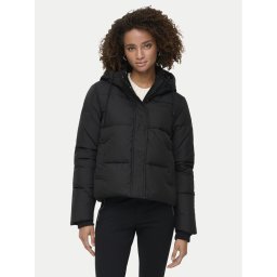 ONLY Пухено яке Alice 15316455 Черен Regular Fit