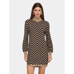 ONLY Плетена рокля Julia 15366284 Кафяв Regular Fit
