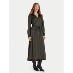 ONLY Рокля тип риза Mika 15361725 Зелен Regular Fit
