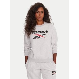 Reebok Суитшърт RK25169CCW Сив Regular Fit