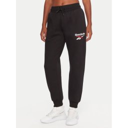Reebok Долнище анцуг Stacey RK25166CCW Черен Regular Fit