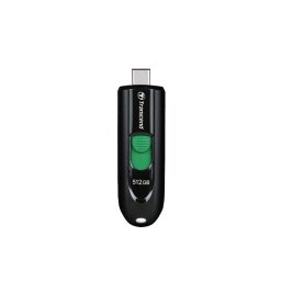 Transcend 512GB, USB3.2, Pen Drive, Type-C, Capless, Black