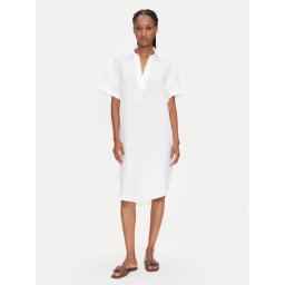 Gant Лятна рокля 4503433 Бял Relaxed Fit